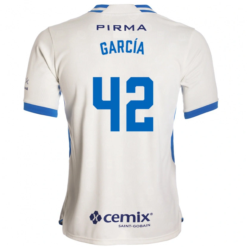 Danxen Mulher Camisola Jorge García #42 Branco Azul Vermelho Alternativa 2026/27 Camisa Brasil