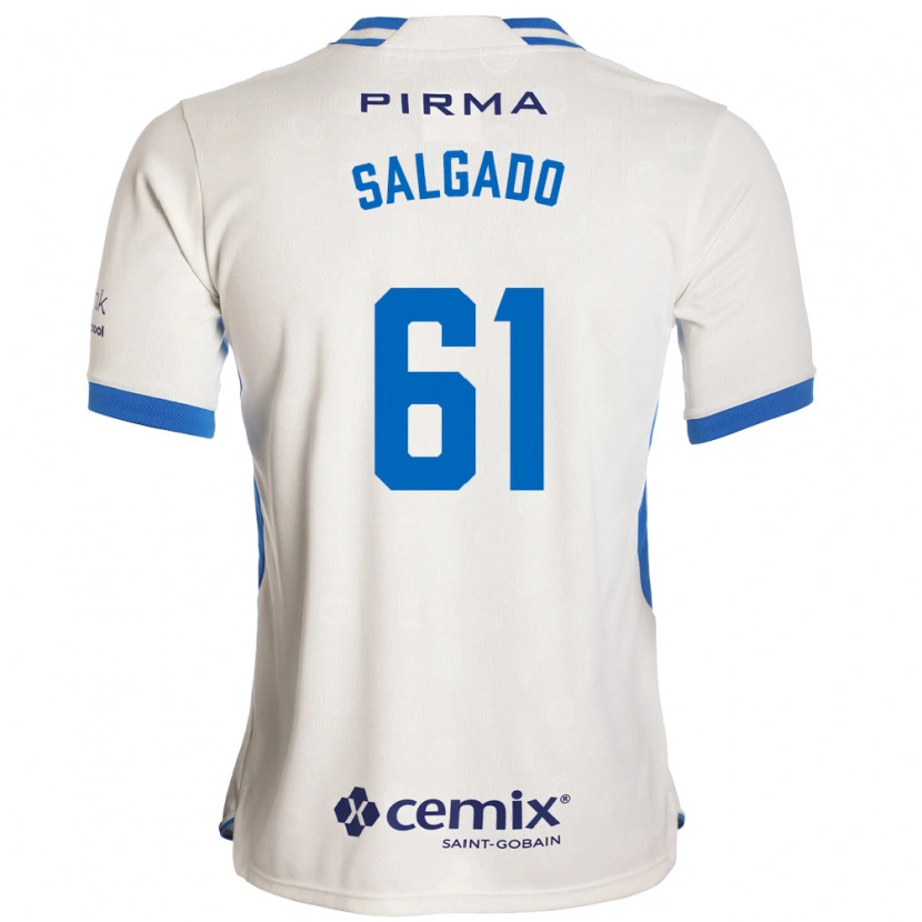 Danxen Mulher Camisola Bruno Salgado #61 Branco Azul Vermelho Alternativa 2026/27 Camisa Brasil