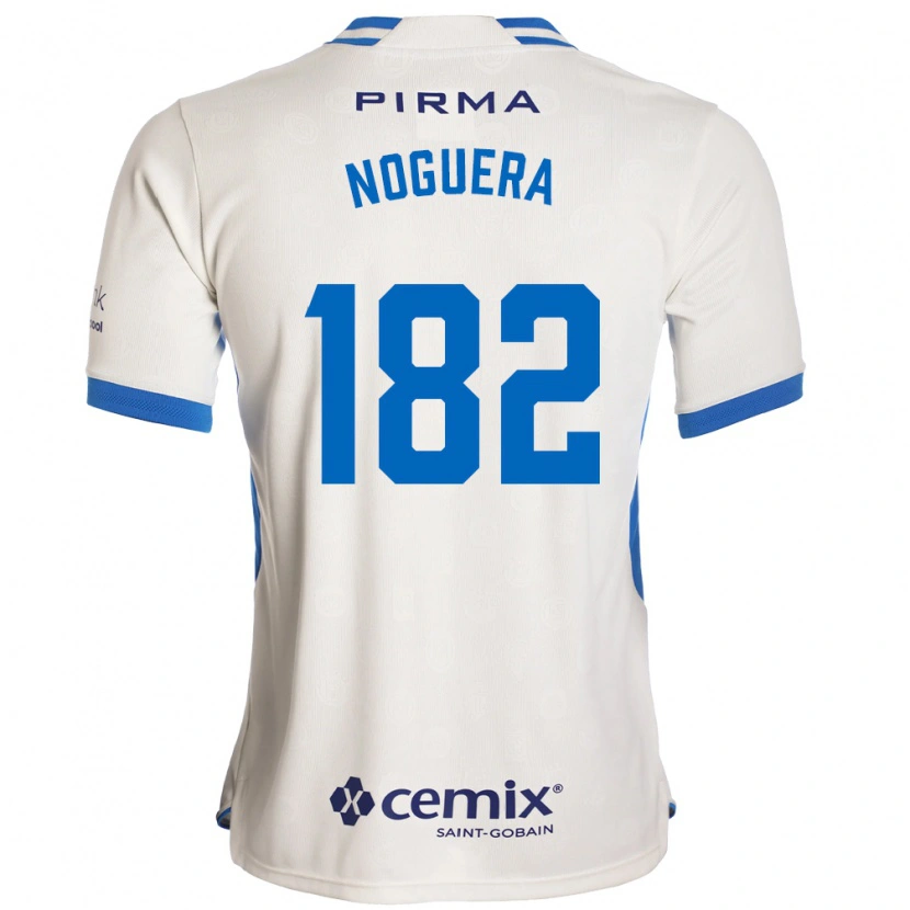 Danxen Mulher Camisola Heldrich Noguera #182 Branco Azul Vermelho Alternativa 2026/27 Camisa Brasil