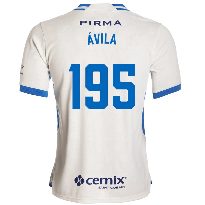 Danxen Mulher Camisola Glenn Ávila #195 Branco Azul Vermelho Alternativa 2026/27 Camisa Brasil