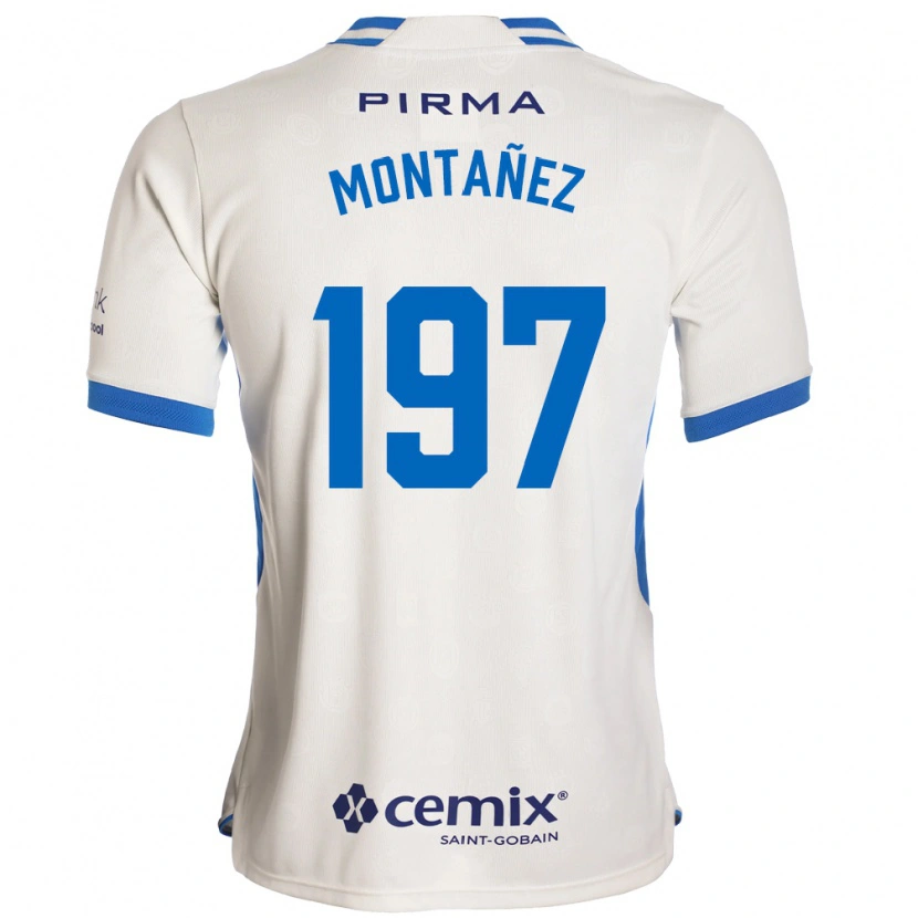 Danxen Mulher Camisola Humberto Montañez #197 Branco Azul Vermelho Alternativa 2026/27 Camisa Brasil