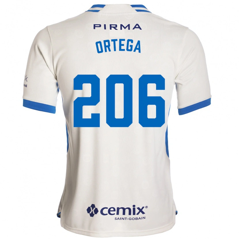 Danxen Mulher Camisola Joshua Ortega #206 Branco Azul Vermelho Alternativa 2026/27 Camisa Brasil