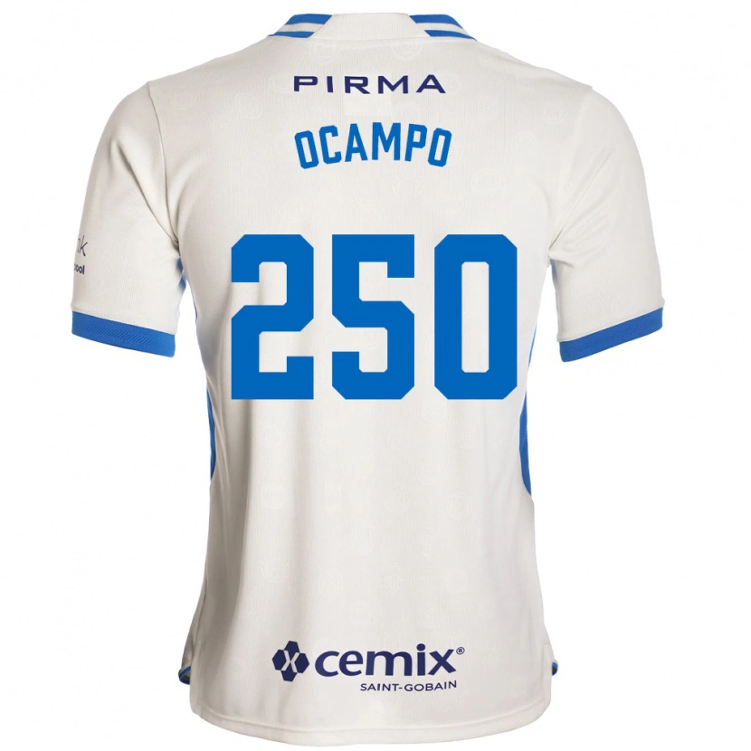 Danxen Mulher Camisola Diego Ocampo #250 Branco Azul Vermelho Alternativa 2026/27 Camisa Brasil