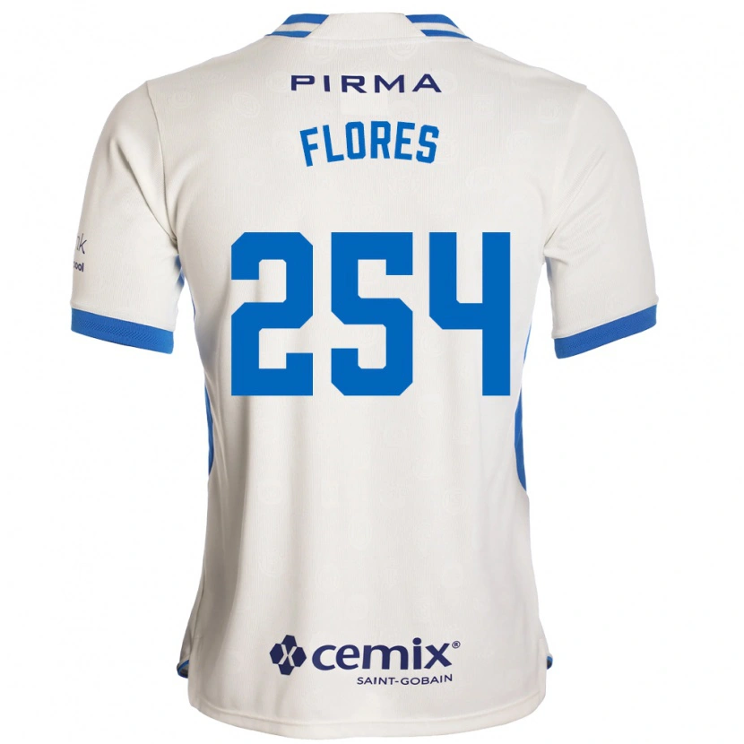 Danxen Mulher Camisola Derek Flores #254 Branco Azul Vermelho Alternativa 2026/27 Camisa Brasil