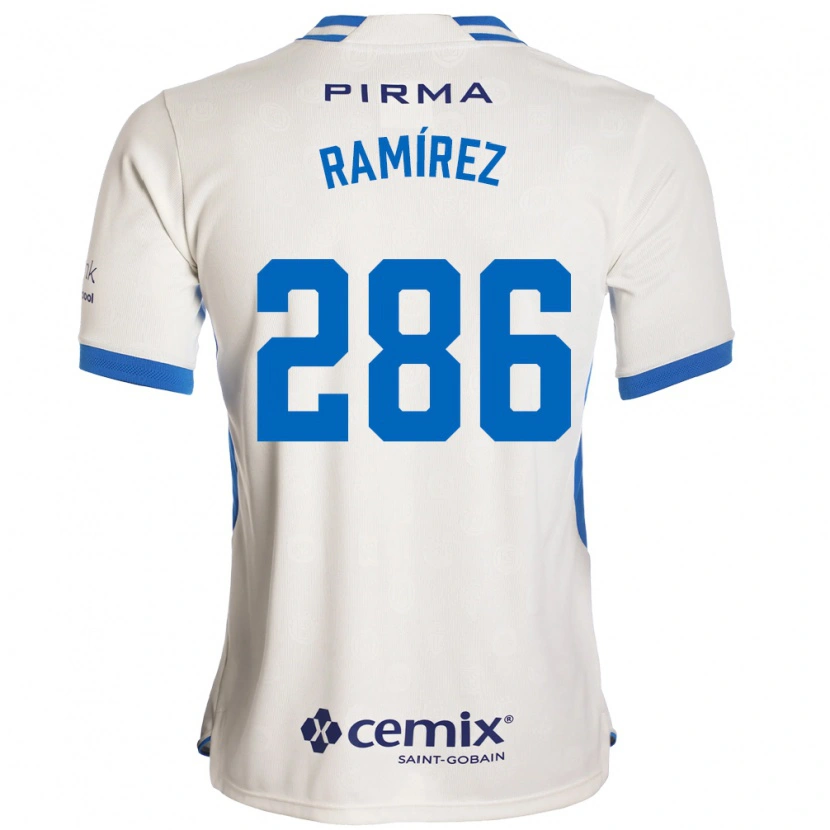 Danxen Mulher Camisola Mauricio Ramírez #286 Branco Azul Vermelho Alternativa 2026/27 Camisa Brasil