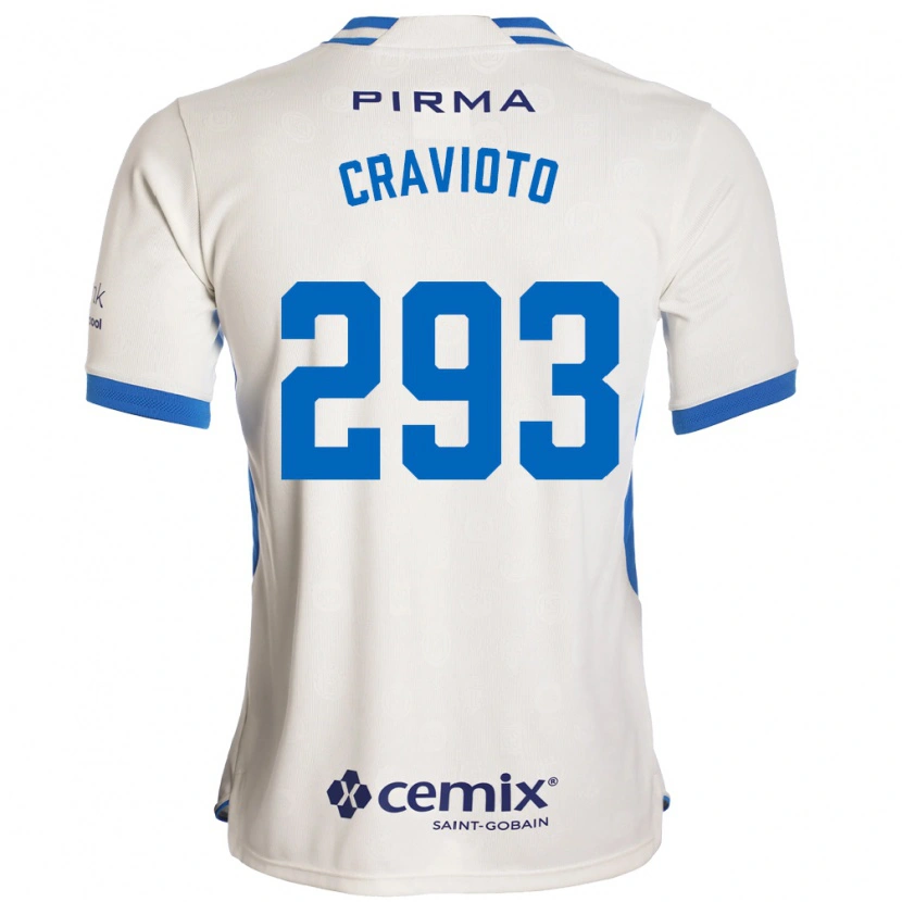Danxen Mulher Camisola Aldo Cravioto #293 Branco Azul Vermelho Alternativa 2026/27 Camisa Brasil