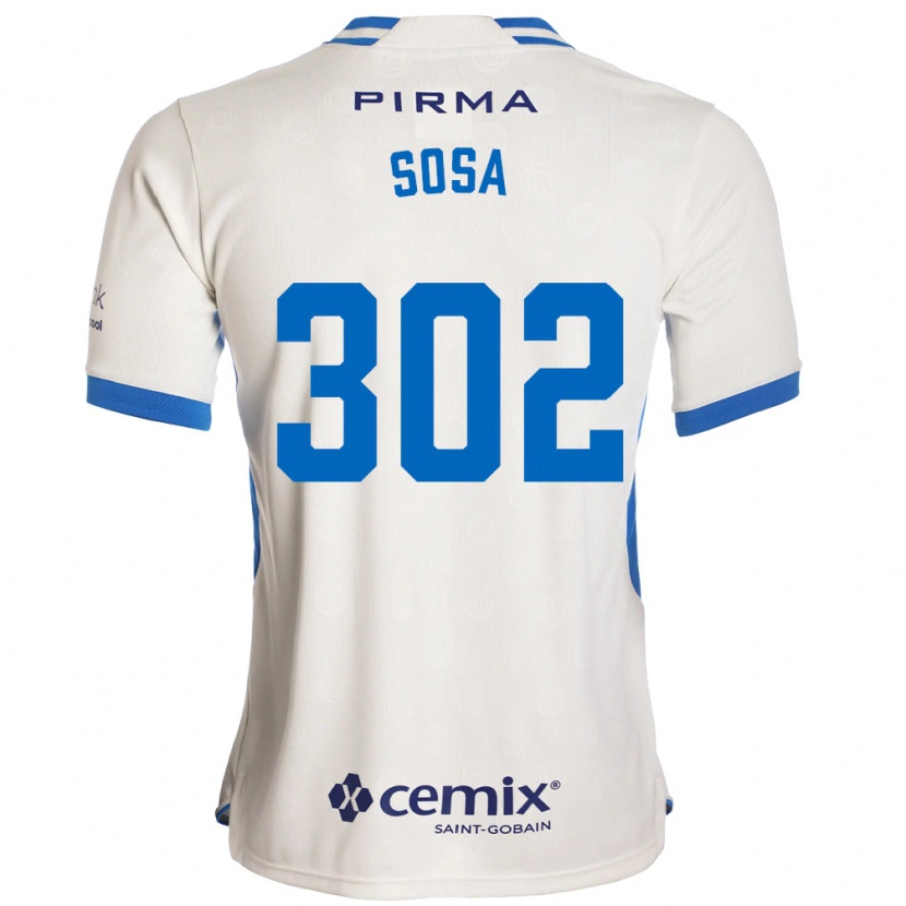 Danxen Mulher Camisola Dustyn Sosa #302 Branco Azul Vermelho Alternativa 2026/27 Camisa Brasil