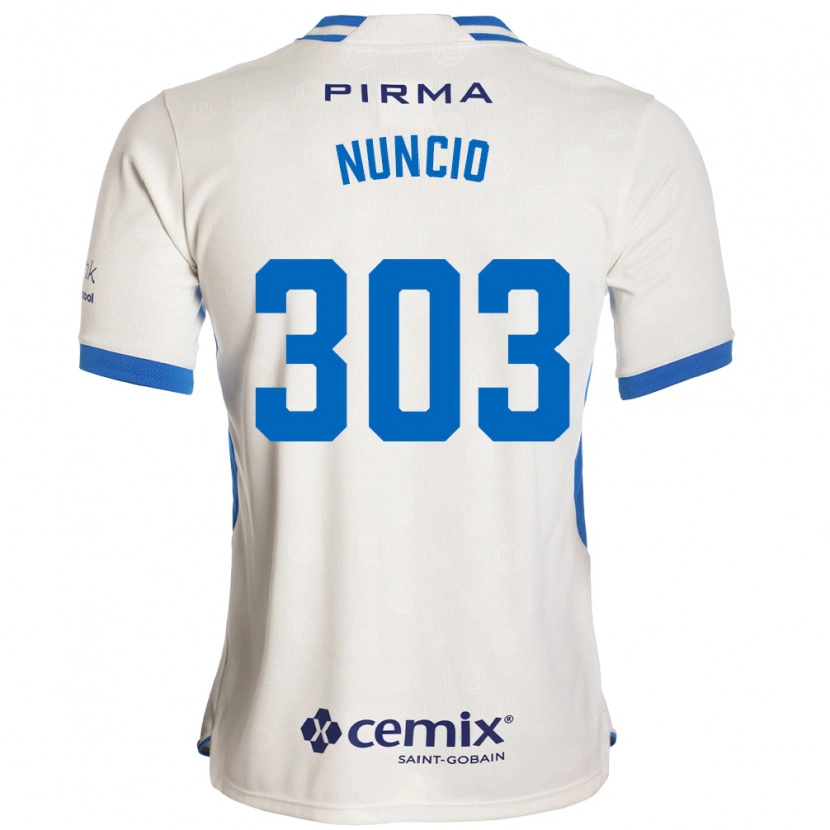 Danxen Mulher Camisola Carlos Nuncio #303 Branco Azul Vermelho Alternativa 2026/27 Camisa Brasil