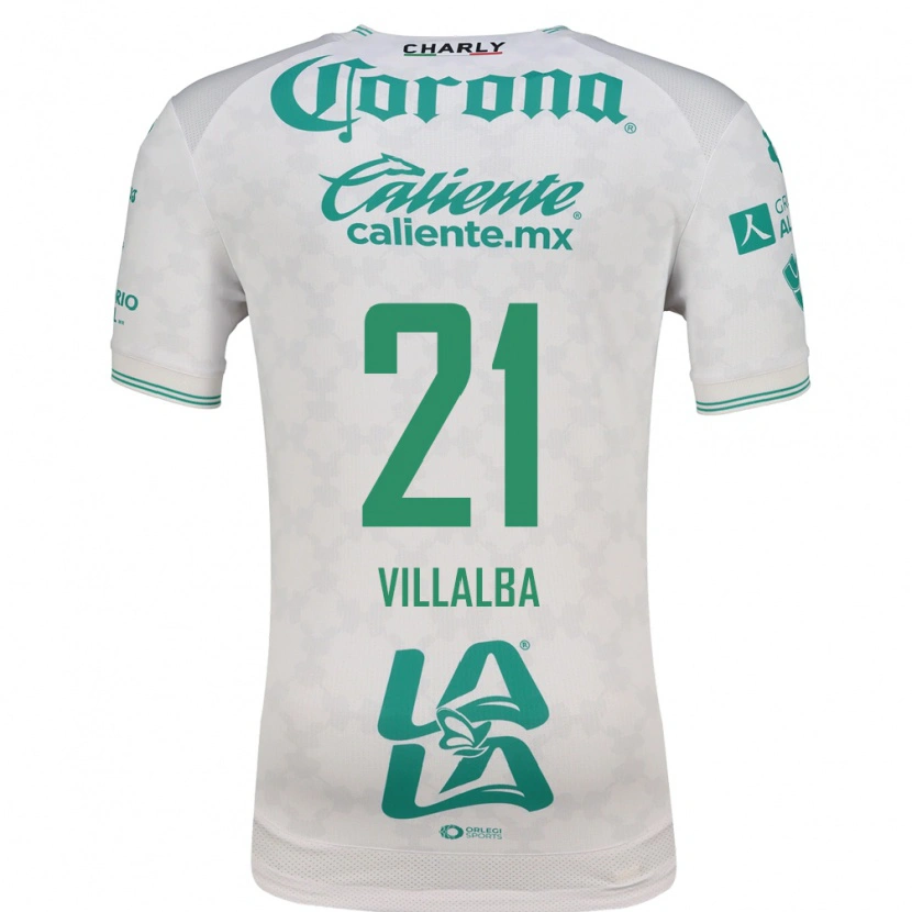 Danxen Mulher Camisola Fran Villalba #21 Verde Claro Branco Alternativa 2026/27 Camisa Brasil