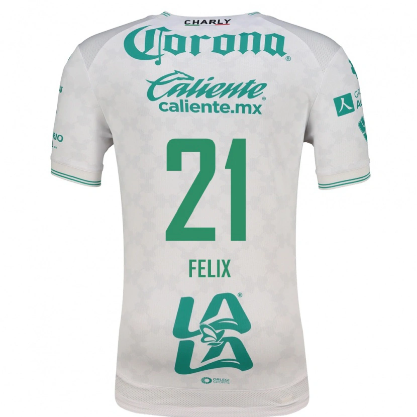 Danxen Mulher Camisola Judith Félix #21 Verde Claro Branco Alternativa 2026/27 Camisa Brasil