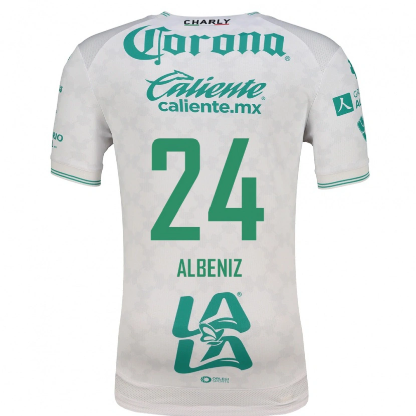 Danxen Mulher Camisola Maika Albeniz #24 Verde Claro Branco Alternativa 2026/27 Camisa Brasil