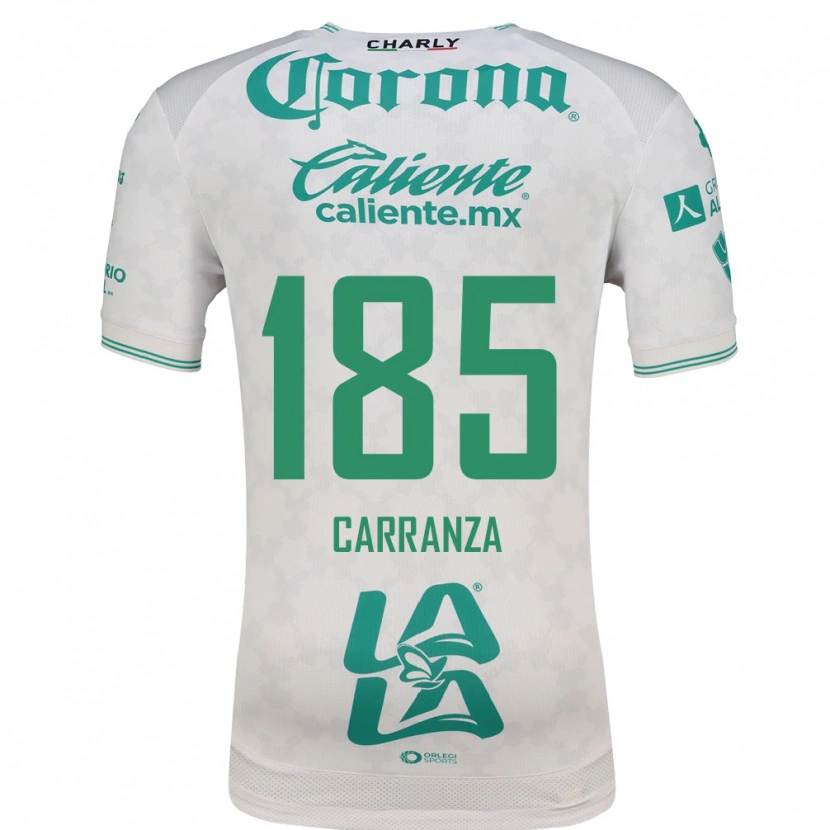 Danxen Mulher Camisola Héctor Carranza #185 Verde Claro Branco Alternativa 2026/27 Camisa Brasil