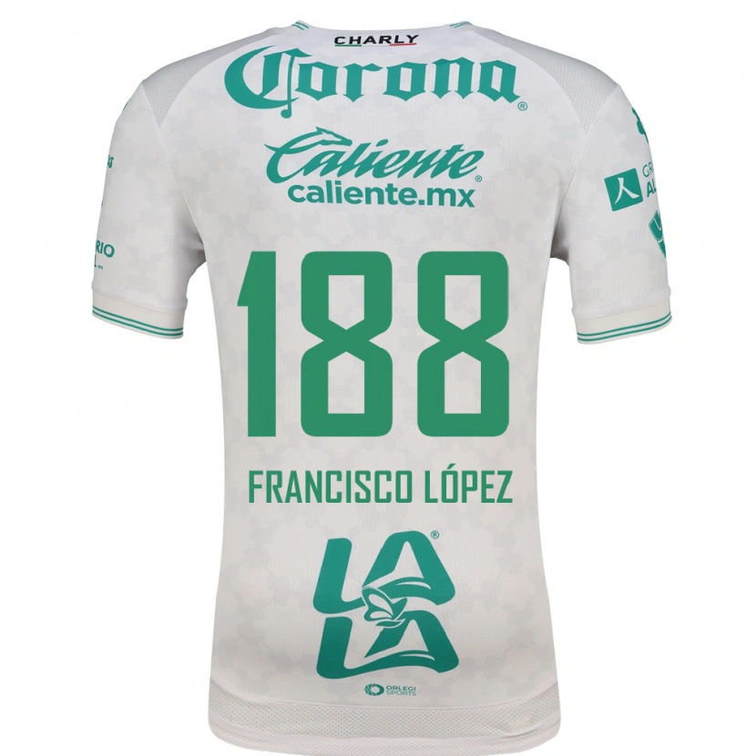 Danxen Mulher Camisola Magnus Francisco López #188 Verde Claro Branco Alternativa 2026/27 Camisa Brasil