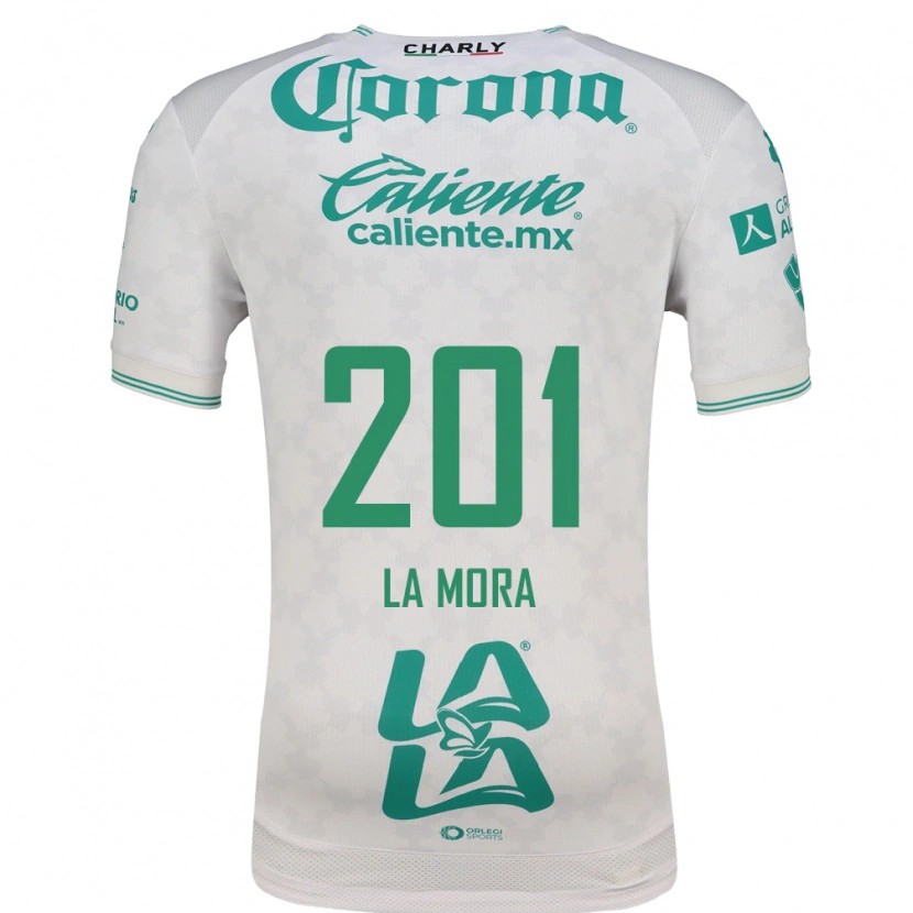 Danxen Mulher Camisola Luis De La Mora #201 Verde Claro Branco Alternativa 2026/27 Camisa Brasil