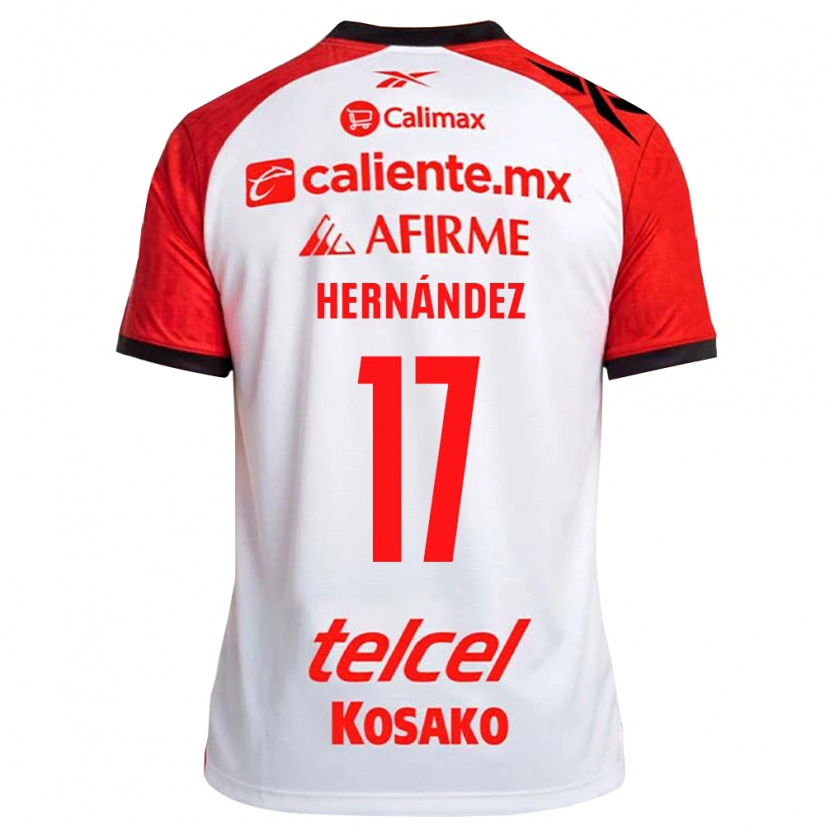 Danxen Mulher Camisola Rubén Hernández #17 Vermelho Branco Preto Alternativa 2026/27 Camisa Brasil