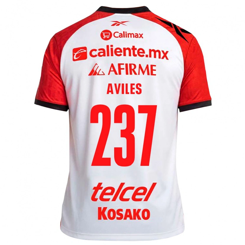 Danxen Mulher Camisola Emiliano Áviles #237 Vermelho Branco Preto Alternativa 2026/27 Camisa Brasil