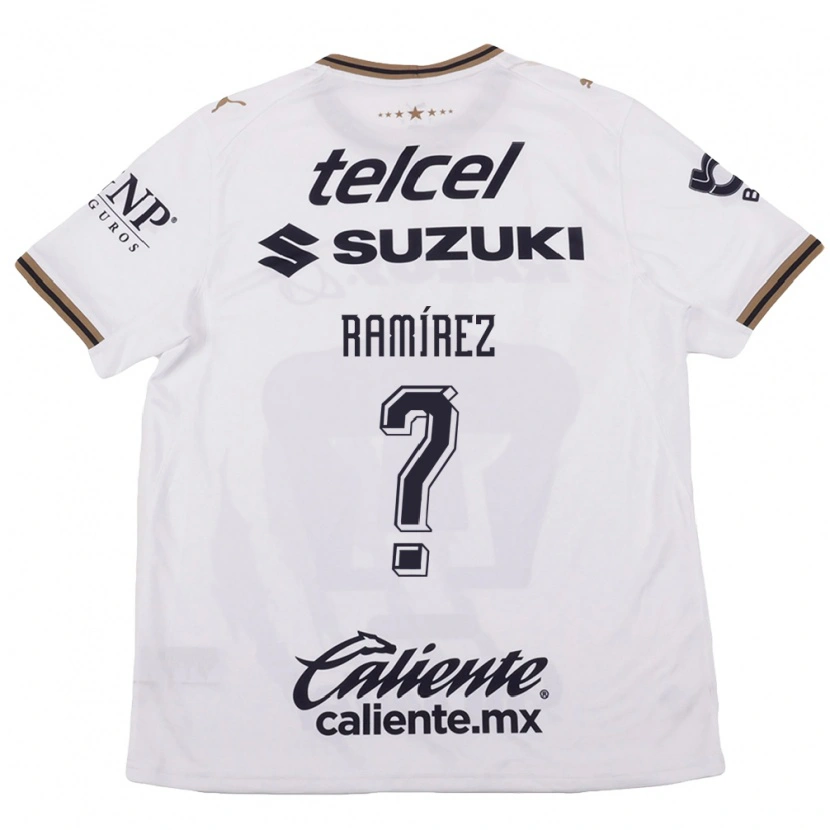Danxen Mulher Camisola Ricardo Ramírez #0 Branco Preto Marrom Alternativa 2026/27 Camisa Brasil