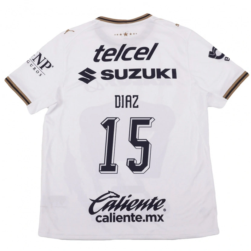 Danxen Mulher Camisola Marylin Diaz #15 Branco Preto Marrom Alternativa 2026/27 Camisa Brasil