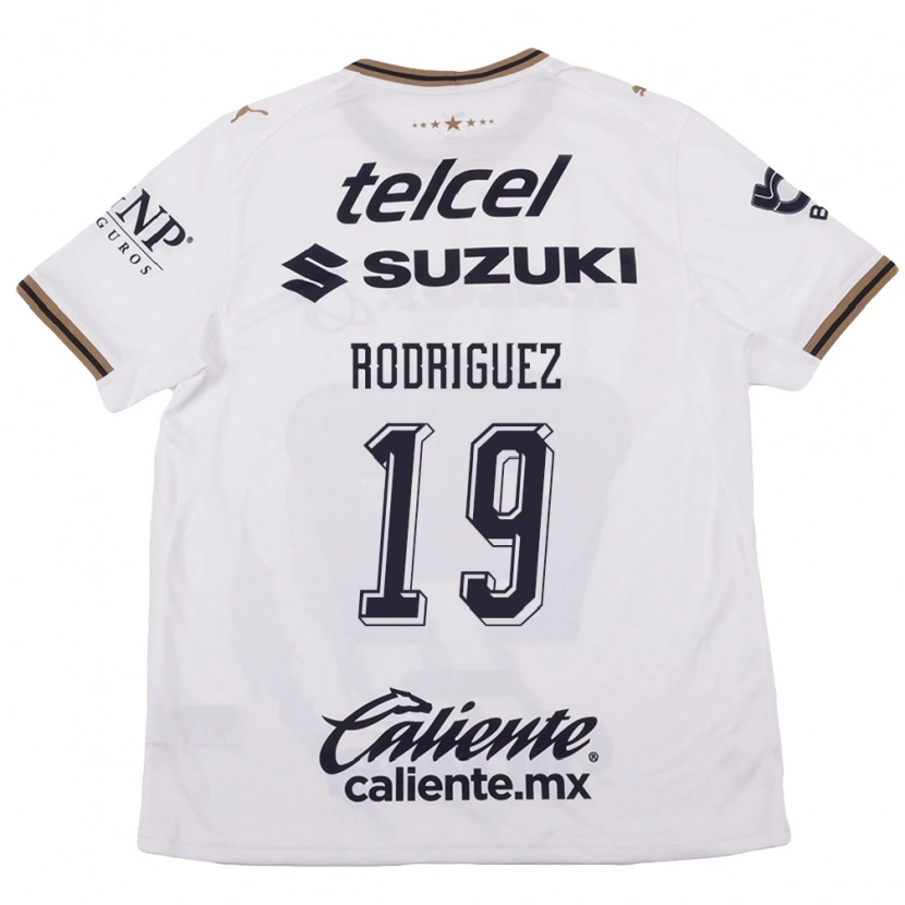 Danxen Mulher Camisola Yaneisy Rodriguez #19 Branco Preto Marrom Alternativa 2026/27 Camisa Brasil