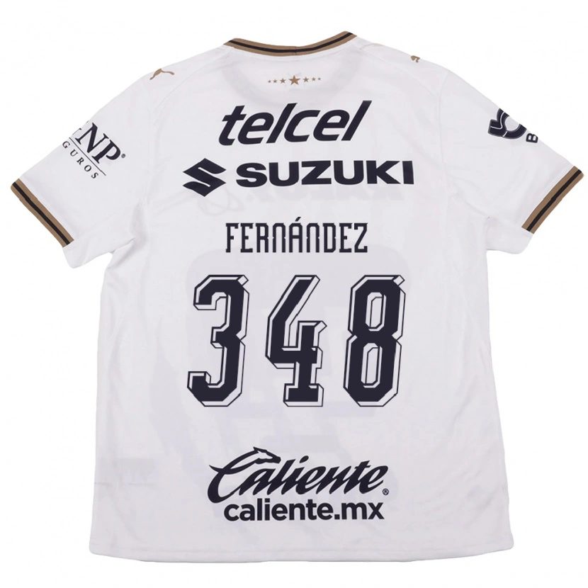 Danxen Mulher Camisola Yerik Fernández #348 Branco Preto Marrom Alternativa 2026/27 Camisa Brasil