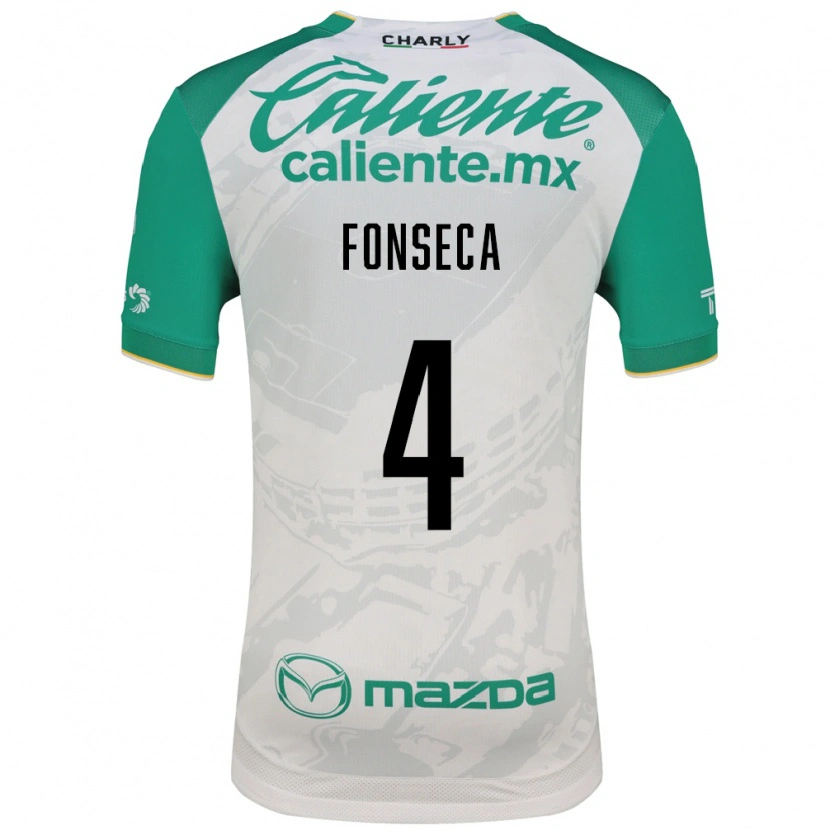Danxen Mulher Camisola Nicolás Fonseca #4 Verde Claro Branco Alternativa 2026/27 Camisa Brasil