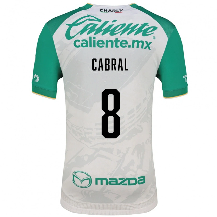 Danxen Mulher Camisola Luciano Cabral #8 Verde Claro Branco Alternativa 2026/27 Camisa Brasil