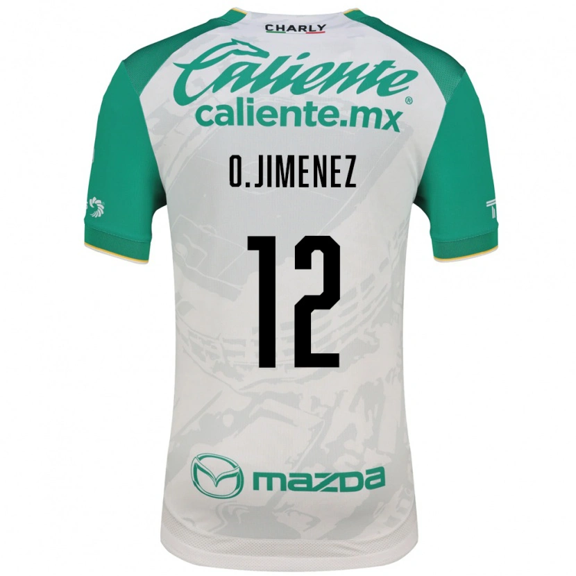 Danxen Mulher Camisola Oscar Jimenez #12 Verde Claro Branco Alternativa 2026/27 Camisa Brasil