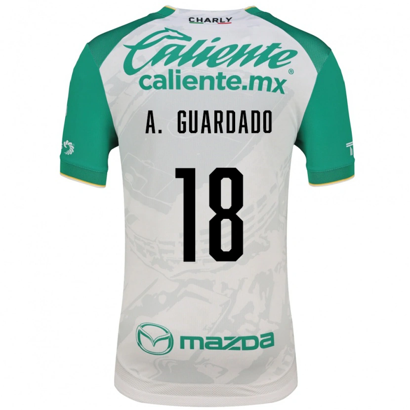 Danxen Mulher Camisola Andres Guardado #18 Verde Claro Branco Alternativa 2026/27 Camisa Brasil