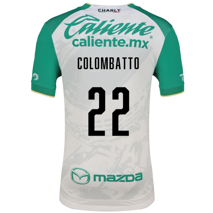 Danxen Mulher Camisola Santiago Colombatto #22 Verde Claro Branco Alternativa 2026/27 Camisa Brasil