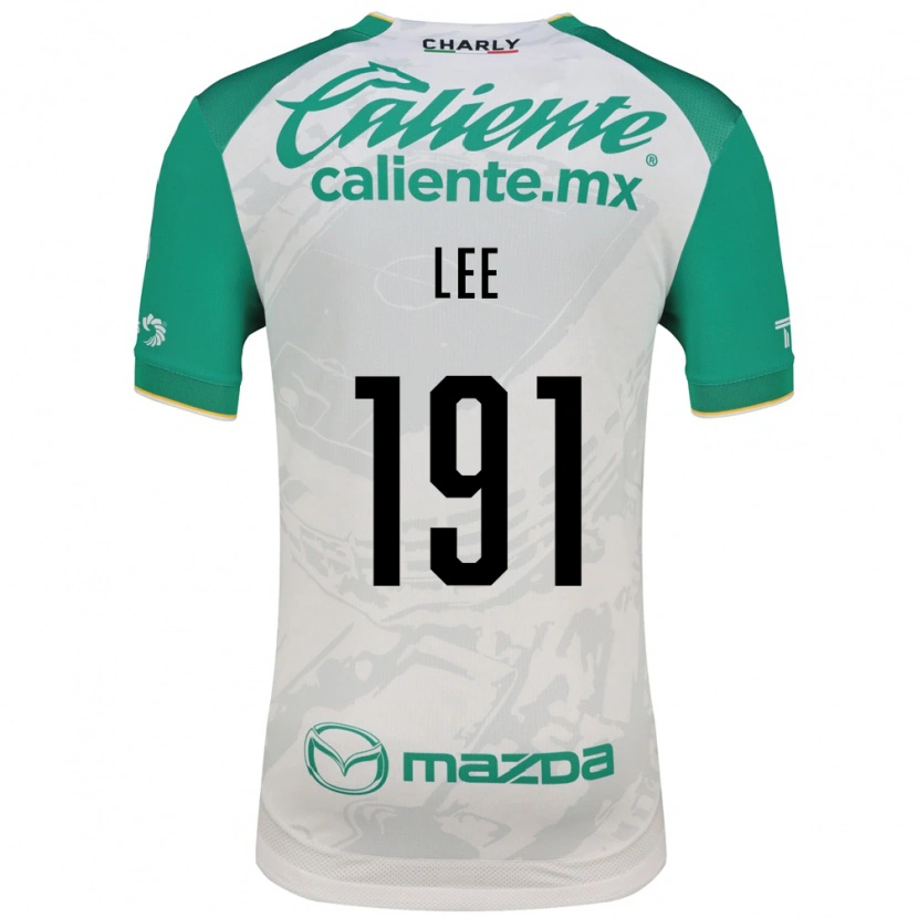 Danxen Mulher Camisola Luis Lee #191 Verde Claro Branco Alternativa 2026/27 Camisa Brasil