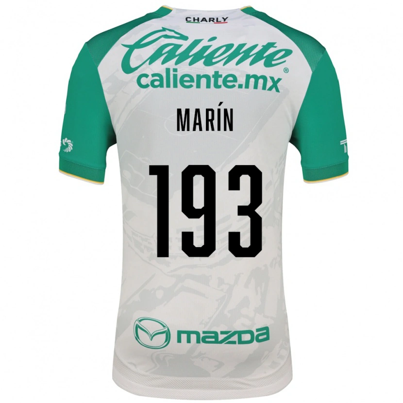 Danxen Mulher Camisola Duilio Marín #193 Verde Claro Branco Alternativa 2026/27 Camisa Brasil