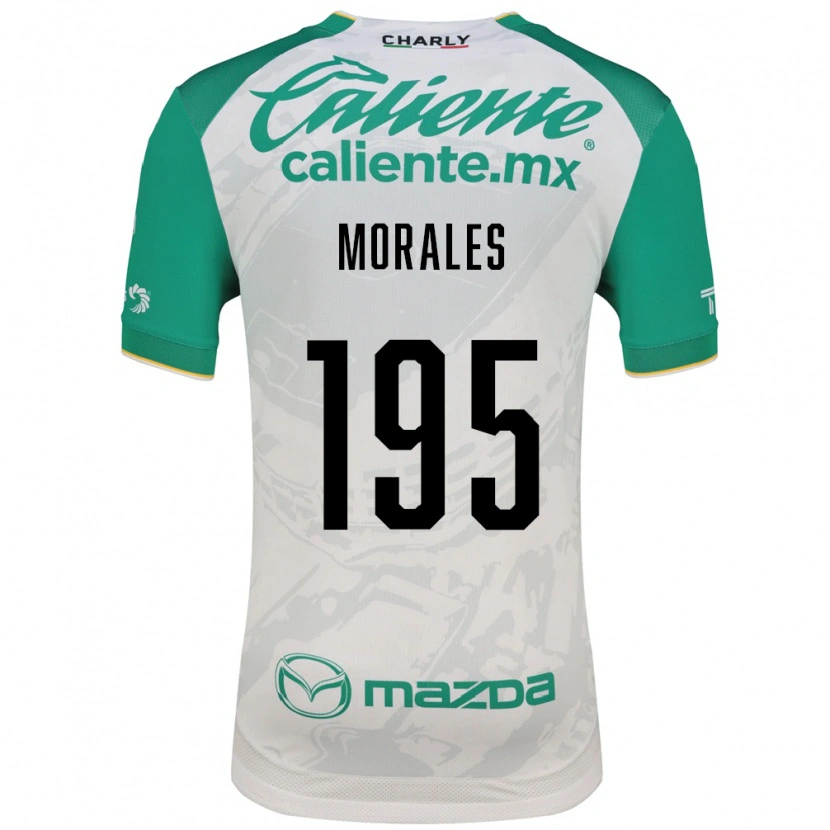 Danxen Mulher Camisola Daniel Morales #195 Verde Claro Branco Alternativa 2026/27 Camisa Brasil