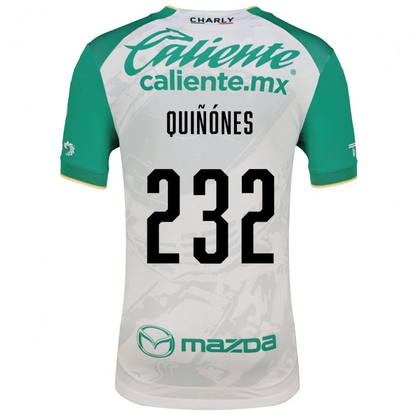 Danxen Mulher Camisola Jorge Quiñónes #232 Verde Claro Branco Alternativa 2026/27 Camisa Brasil
