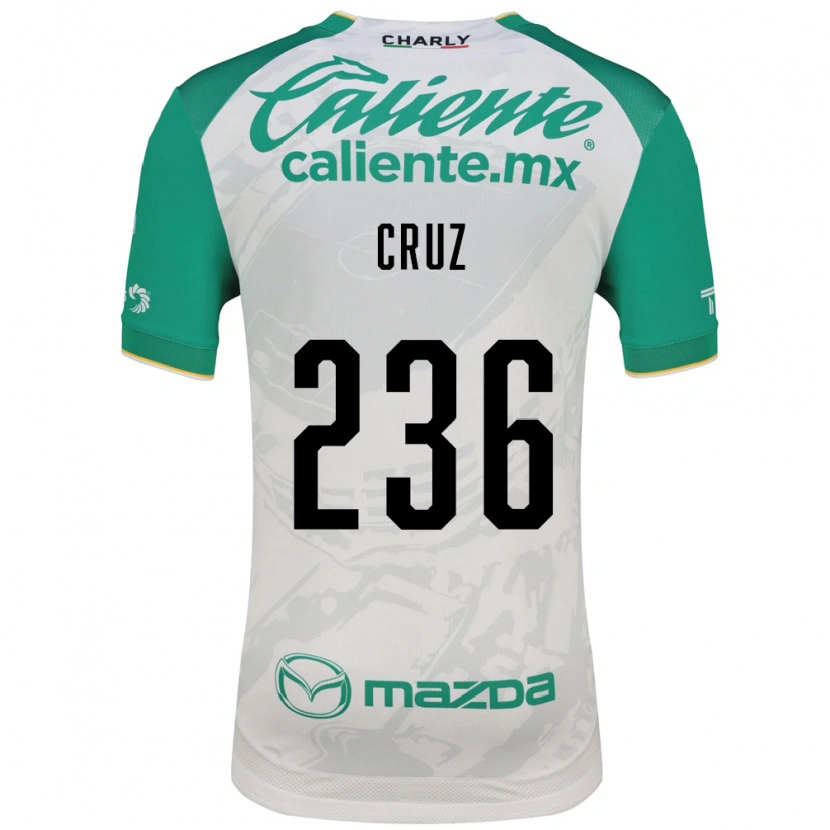 Danxen Mulher Camisola Héctor Cruz #236 Verde Claro Branco Alternativa 2026/27 Camisa Brasil