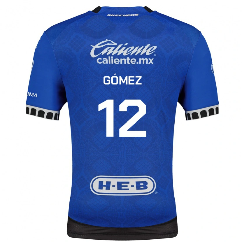Danxen Mulher Camisola Jaime Gómez #12 Azul Real Branco Preto Alternativa 2026/27 Camisa Brasil