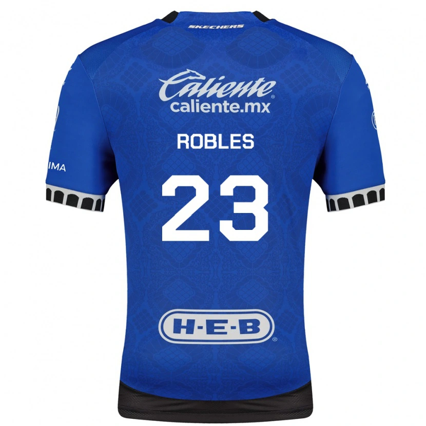 Danxen Mulher Camisola Juan Robles #23 Azul Real Branco Preto Alternativa 2026/27 Camisa Brasil