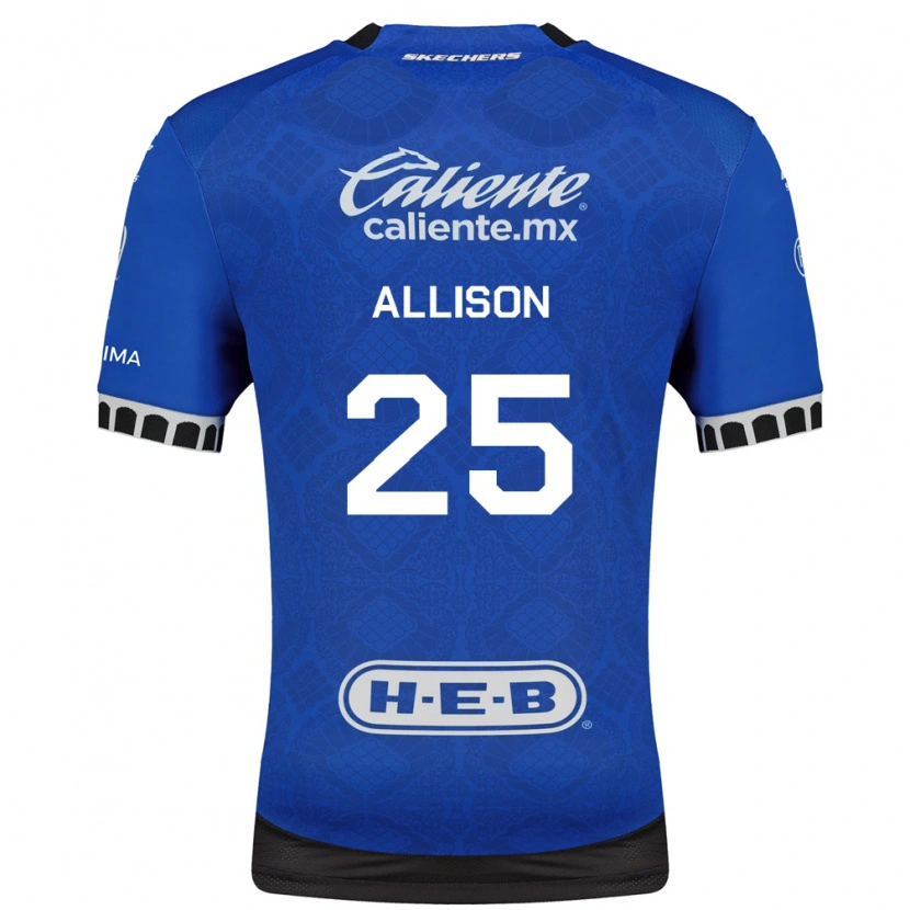 Danxen Mulher Camisola Guillermo Allison #25 Azul Real Branco Preto Alternativa 2026/27 Camisa Brasil