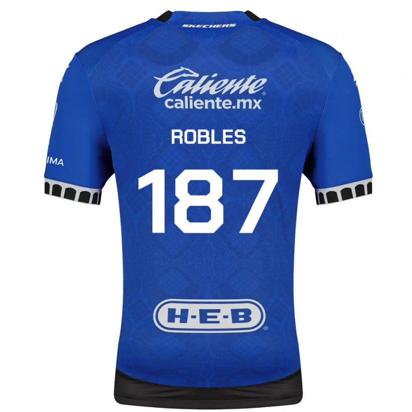 Danxen Mulher Camisola Claudio Robles #187 Azul Real Branco Preto Alternativa 2026/27 Camisa Brasil