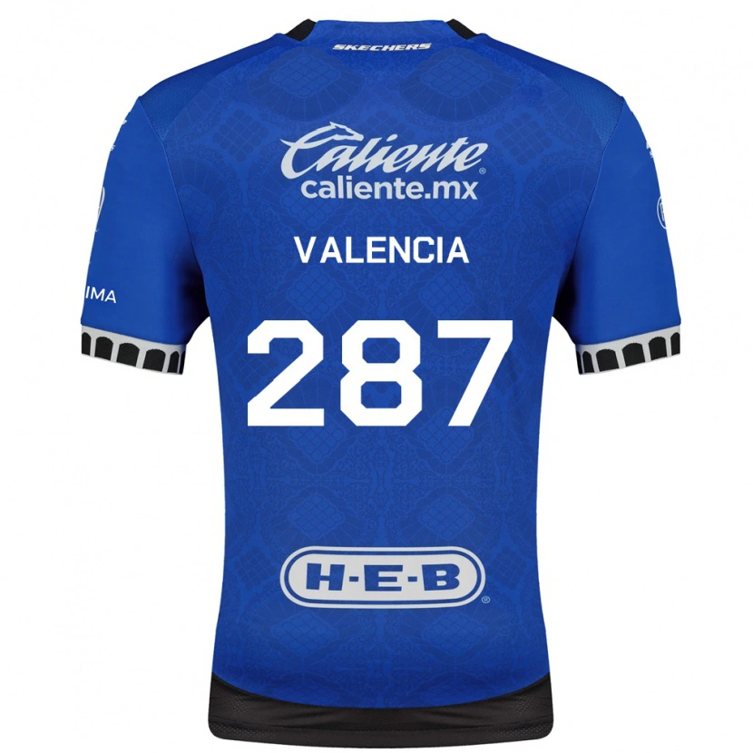 Danxen Mulher Camisola Santiago Valencia #287 Azul Real Branco Preto Alternativa 2026/27 Camisa Brasil