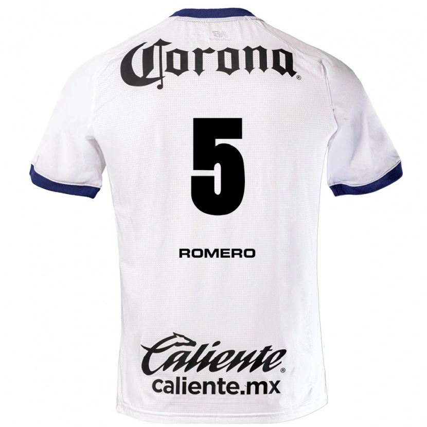 Danxen Mulher Camisola Franco Romero #5 Branco Azul Preto Alternativa 2026/27 Camisa Brasil