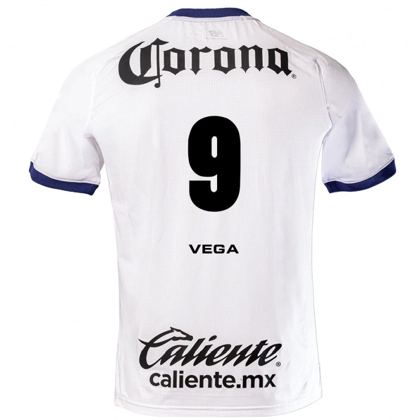 Danxen Mulher Camisola Alexis Vega #9 Branco Azul Preto Alternativa 2026/27 Camisa Brasil