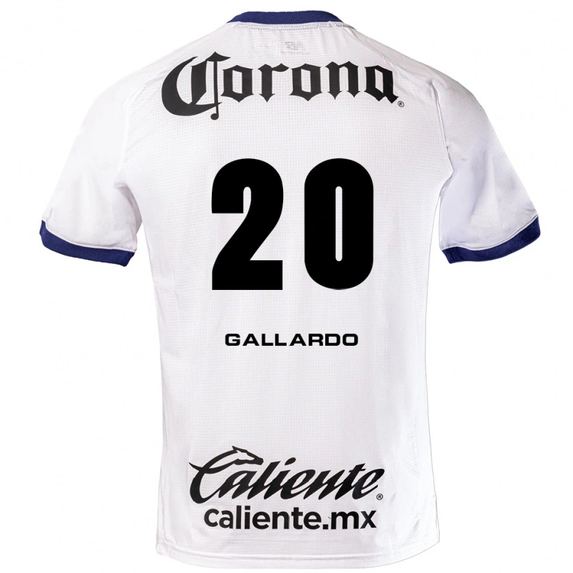 Danxen Mulher Camisola Jesús Gallardo #20 Branco Azul Preto Alternativa 2026/27 Camisa Brasil