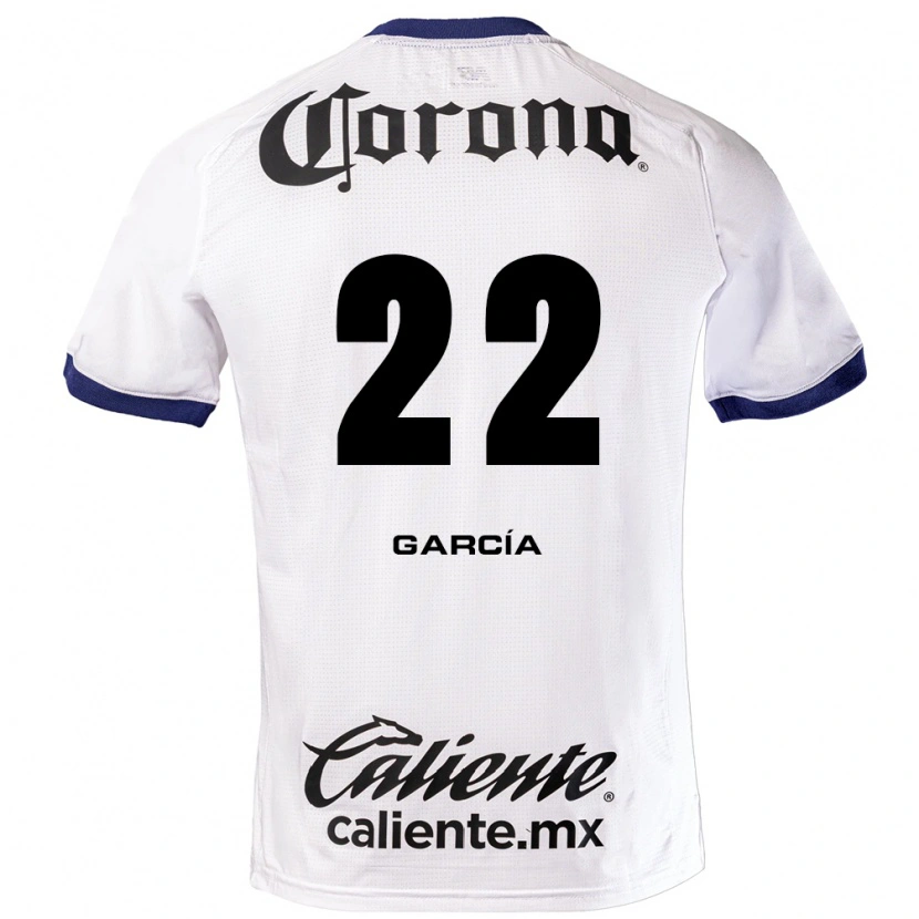 Danxen Mulher Camisola Luis García #22 Branco Azul Preto Alternativa 2026/27 Camisa Brasil
