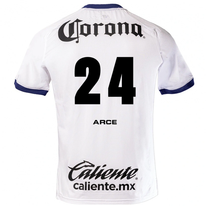 Danxen Mulher Camisola Fernando Arce #24 Branco Azul Preto Alternativa 2026/27 Camisa Brasil
