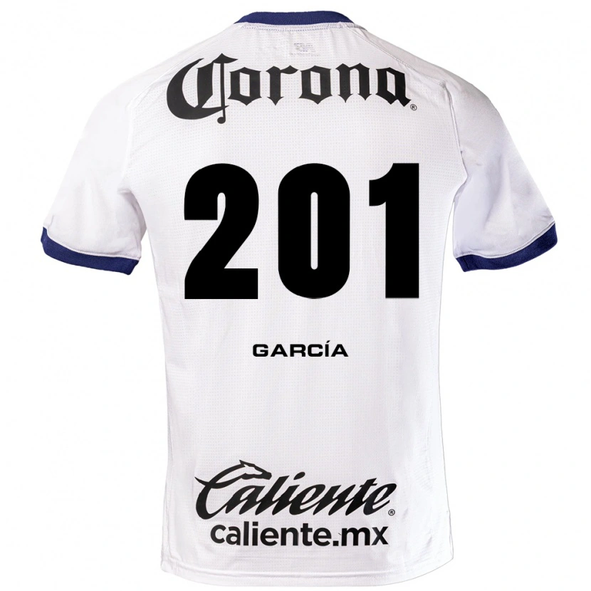 Danxen Mulher Camisola Eros García #201 Branco Azul Preto Alternativa 2026/27 Camisa Brasil