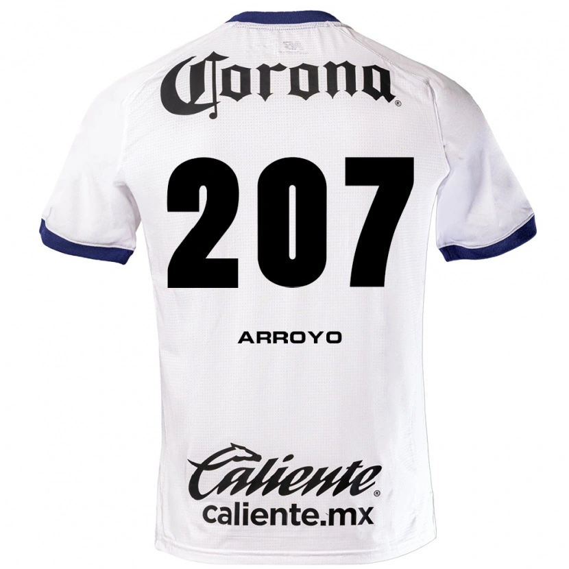 Danxen Mulher Camisola José Arroyo #207 Branco Azul Preto Alternativa 2026/27 Camisa Brasil