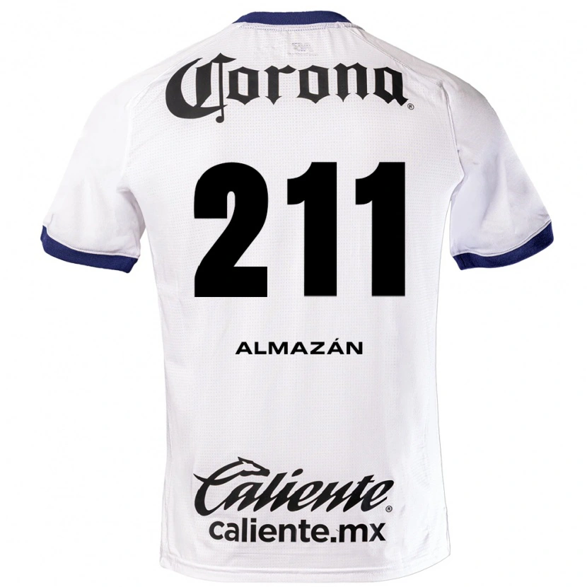 Danxen Mulher Camisola Fernando Almazán #211 Branco Azul Preto Alternativa 2026/27 Camisa Brasil