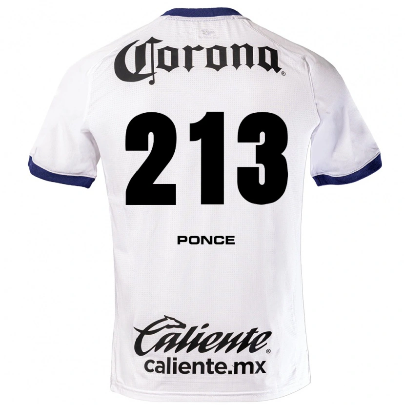 Danxen Mulher Camisola Santiago Ponce #213 Branco Azul Preto Alternativa 2026/27 Camisa Brasil