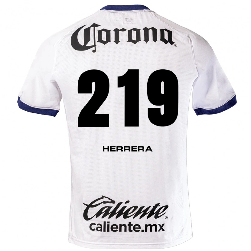 Danxen Mulher Camisola Emilio Herrera #219 Branco Azul Preto Alternativa 2026/27 Camisa Brasil
