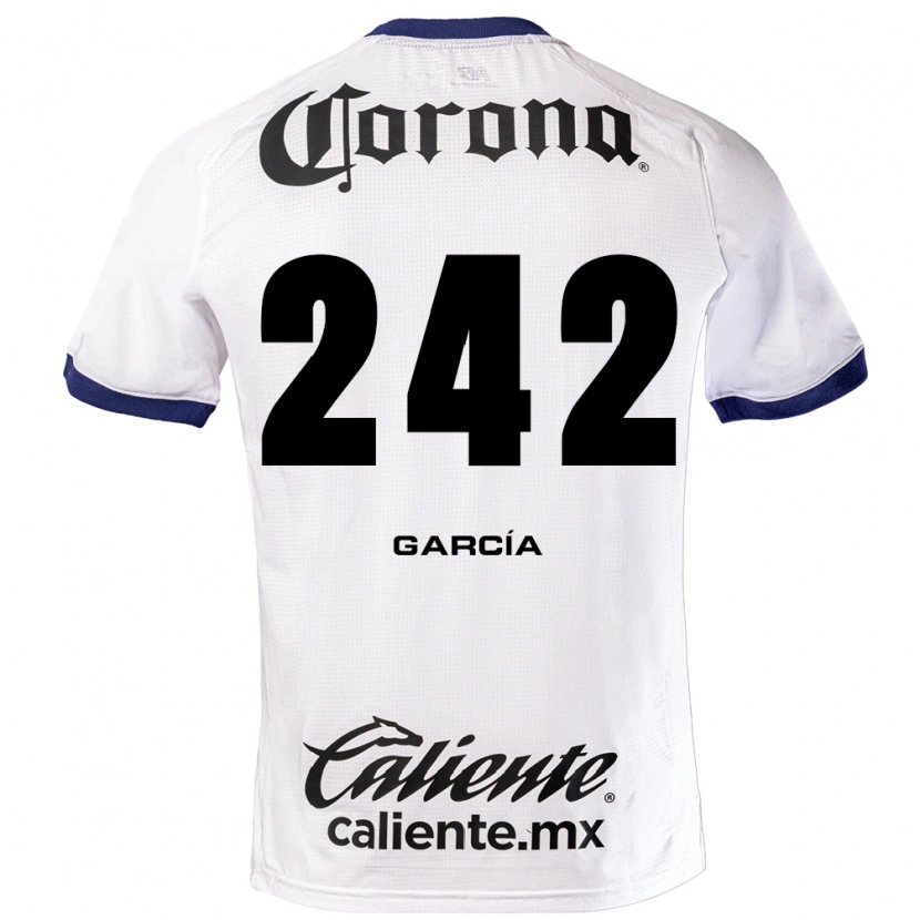 Danxen Mulher Camisola Alejandro García #242 Branco Azul Preto Alternativa 2026/27 Camisa Brasil